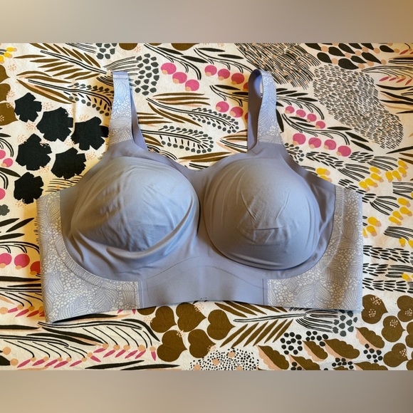 Evelyn & Bobbie Beyond Bra Moonstone Lace Purple Padded Size 2XL Plus LIKE NEW - Picture 3 of 8